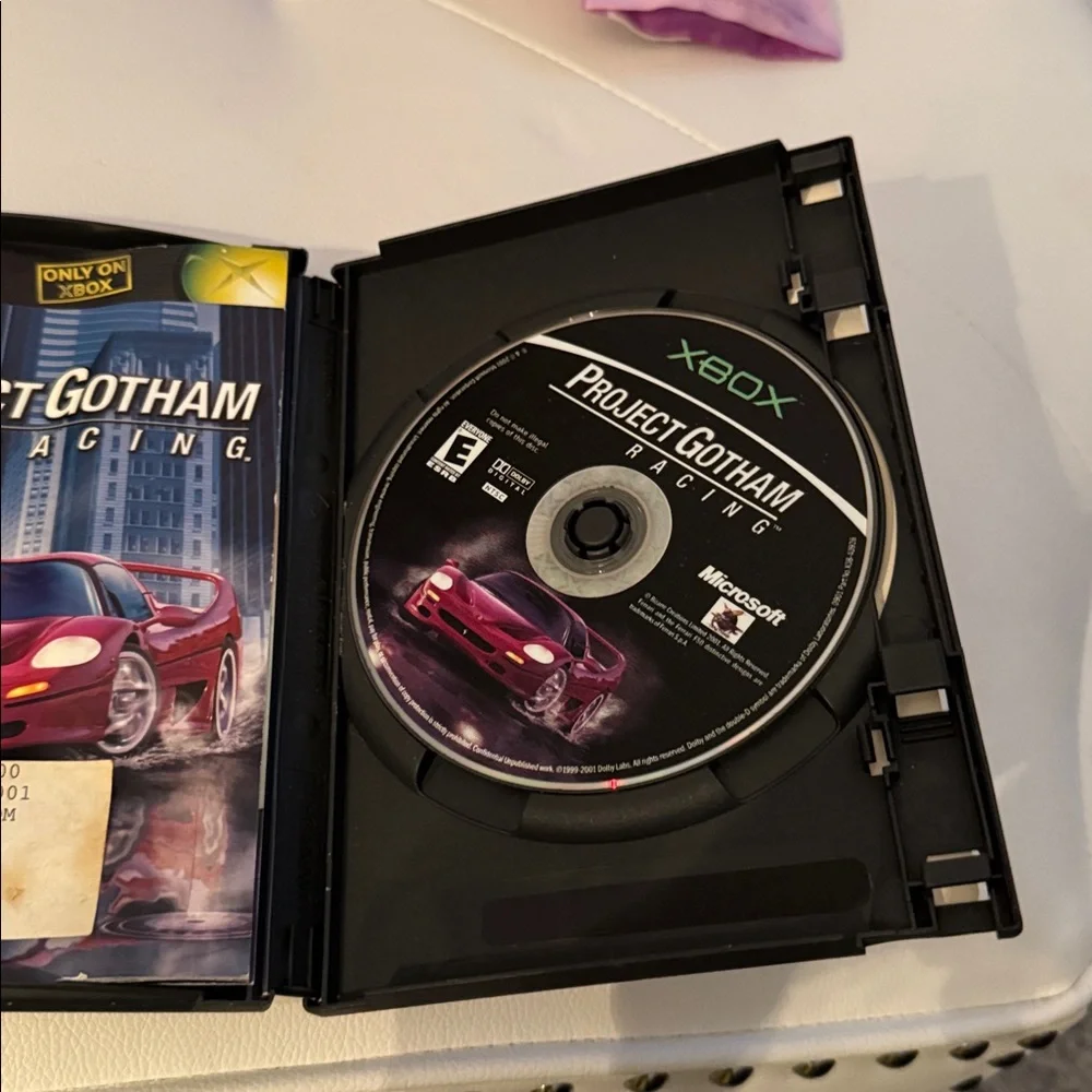 Xbox Project Gotham Racing Microsoft Video Game